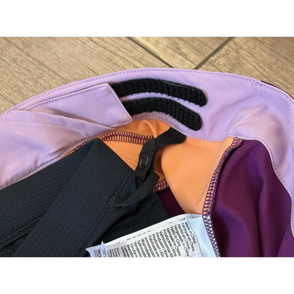 NWT Pearl Izumi Canyon Cycling Shorts Women's L Purple 8.5" Inseam Padded Liner - Picture 7 of 16